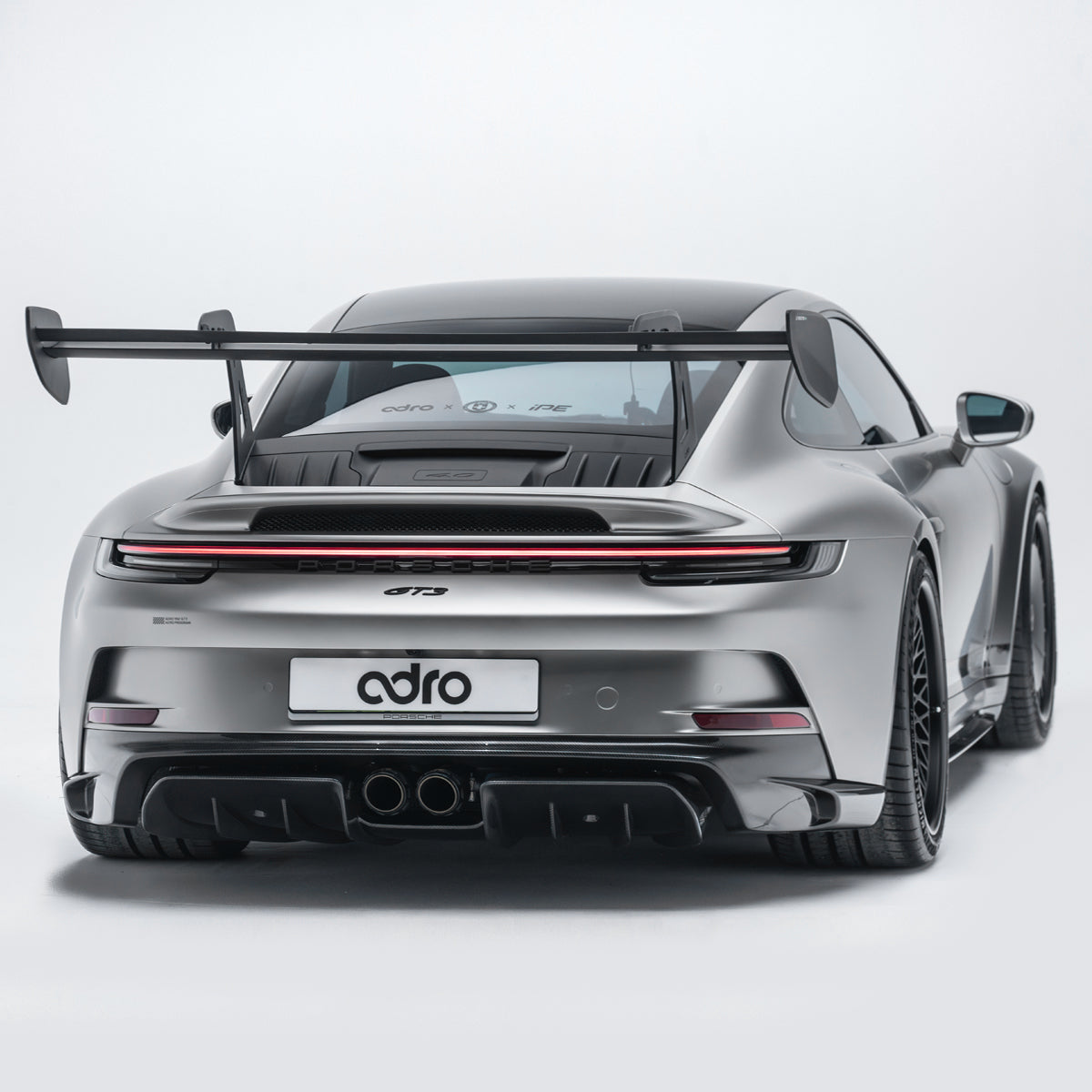 ADRO Porsche 992.1 GT3 Carbon Fiber AT-P Swan Neck Wing