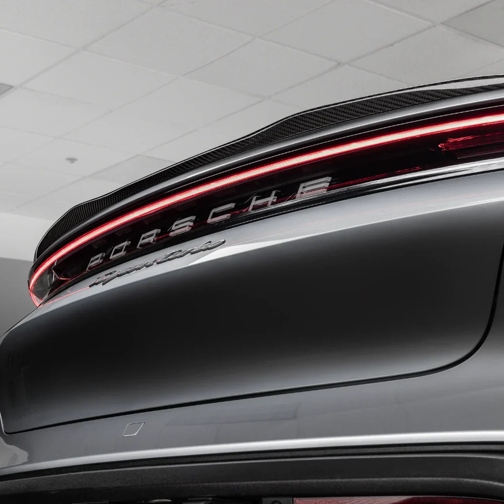 Vorsteiner GW9 Design Carbon Fiber Decklid Spoiler - 2020-2024 Porsche Taycan Turbo/S