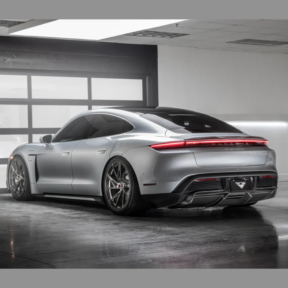 Vorsteiner GW9 Design Carbon Fiber Decklid Spoiler - 2020-2024 Porsche Taycan Turbo/S