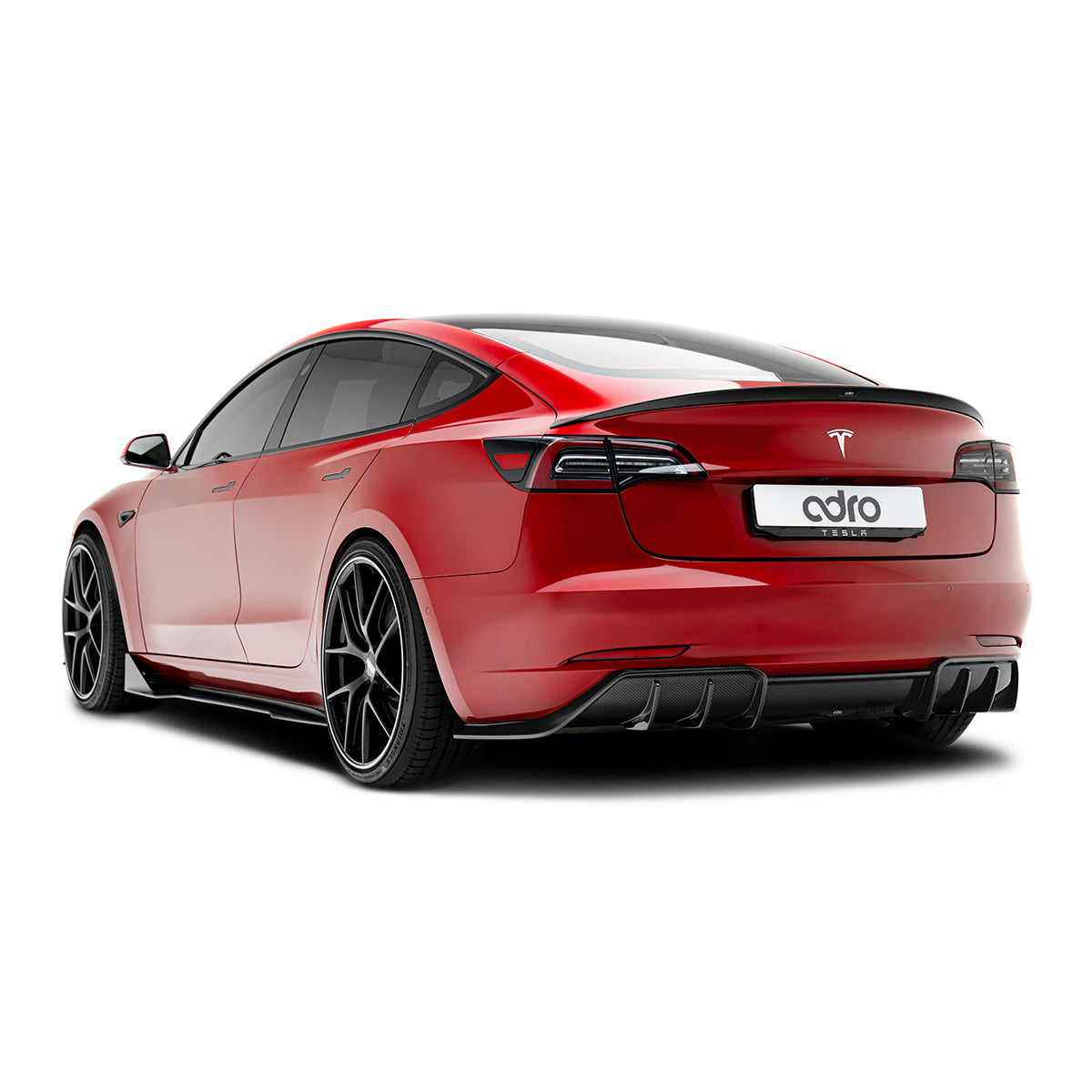 ADRO Tesla Model 3 Carbon Fiber Side Skirts (2017-2023)