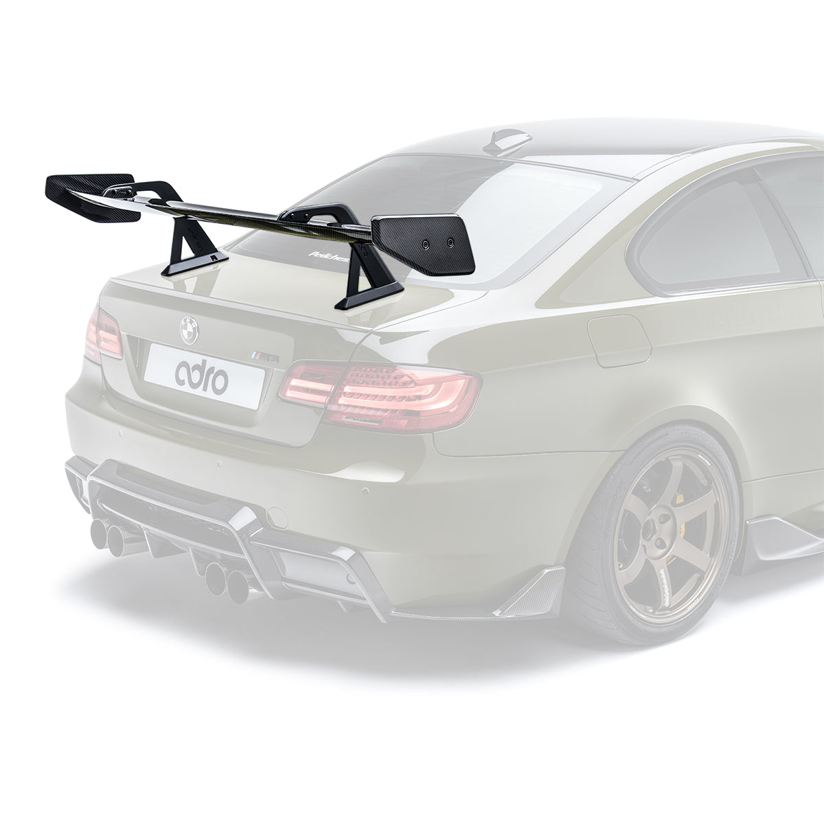 ADRO BMW E92 M3 AT-R1 Swan Neck Wing
