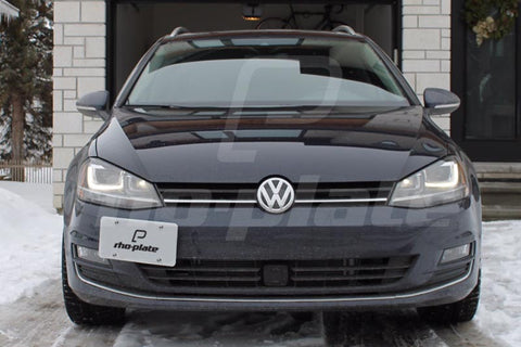 Rho-Plate V2 License Plate Relocator - Volkswagen Golf Sportwagen (MK7/7.5) / Golf Alltrack (MK7.5) - 2016-2019