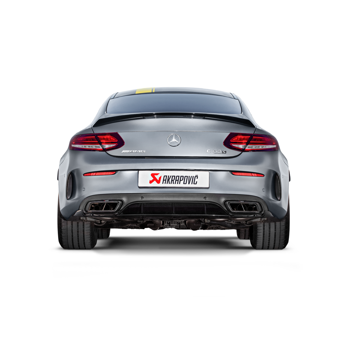 Akrapovič Evolution Line Catback Exhaust System (Titanium) w/Carbon Tips - 2015-2021 Mercedes-Benz C63 AMG Coupe - T1 Motorsports