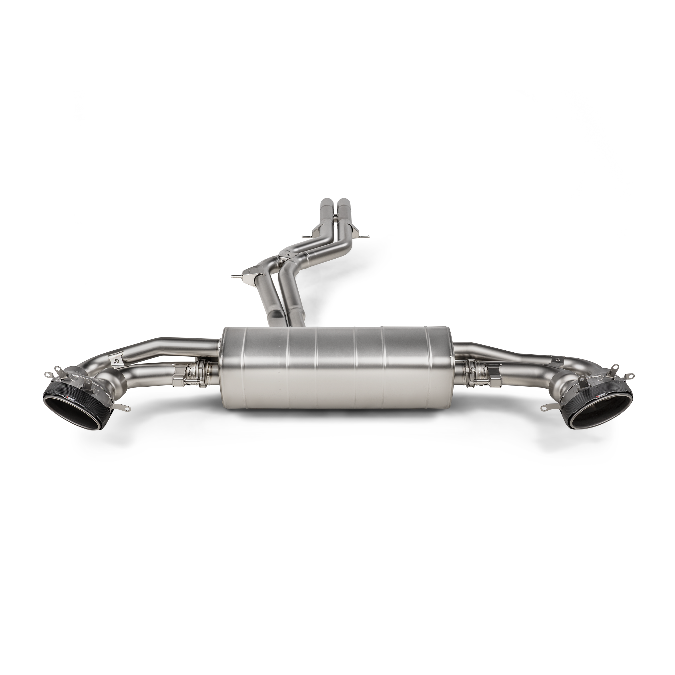 Akrapovič Evolution Line Catback Exhaust (Titanium) w/Carbon Tips - 2020+ Audi RSQ8