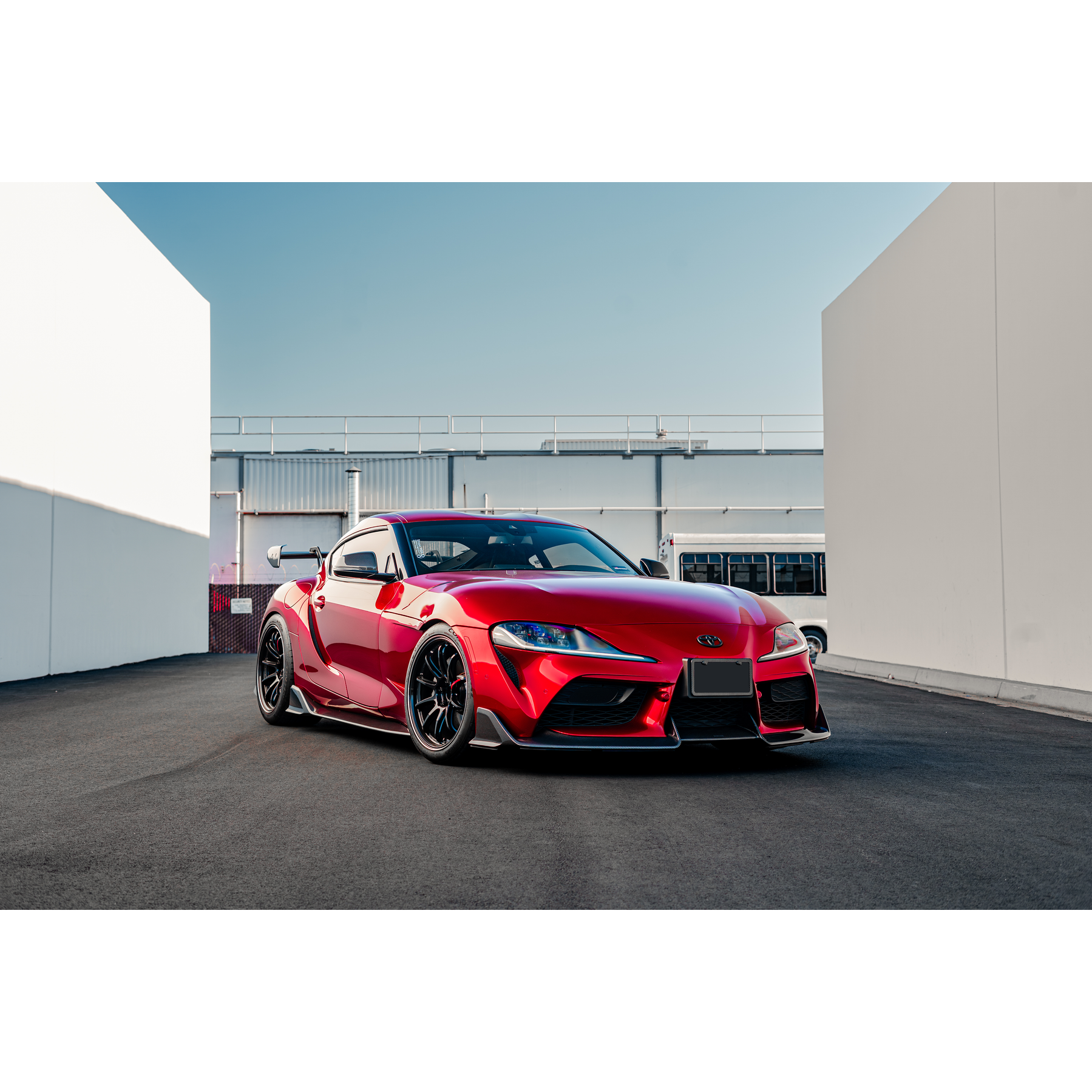 ADRO Toyota GR Supra Carbon Fiber Front Lip (Stock Bumper)