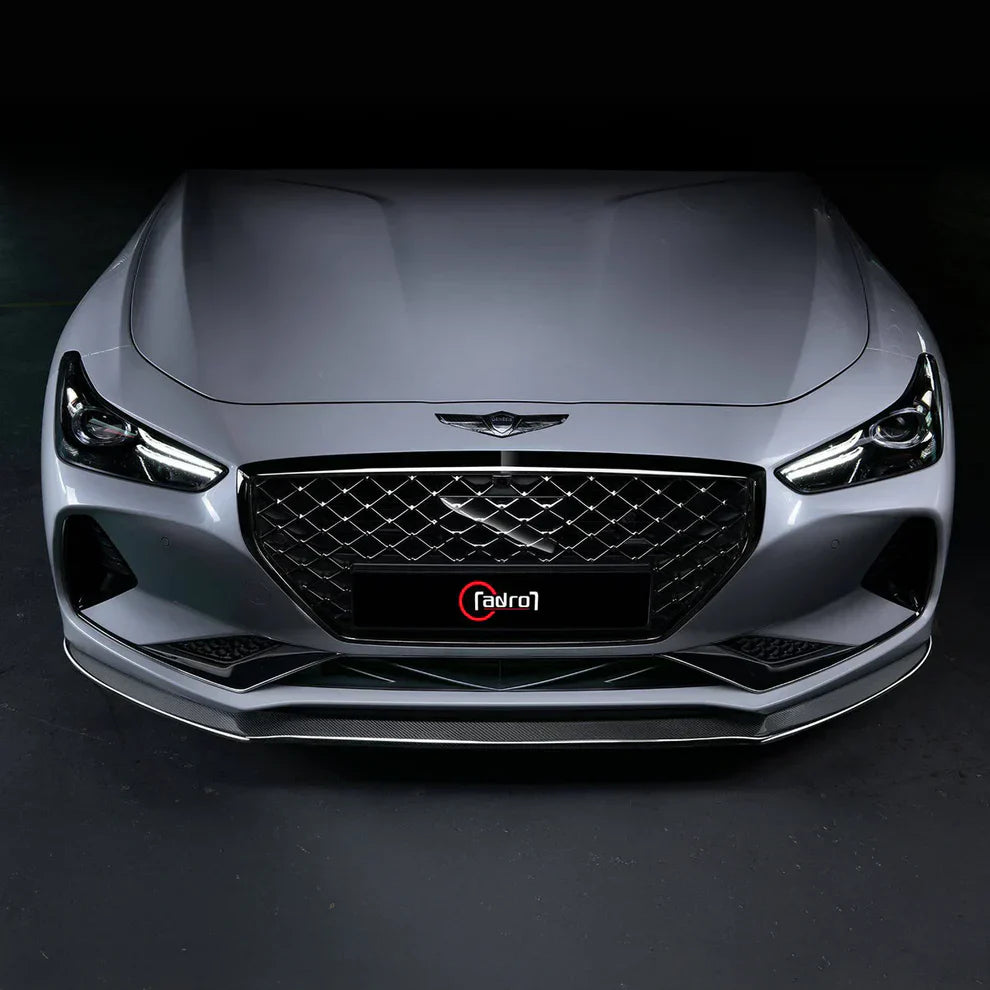 ADRO Genesis G70 Carbon Fiber Front Lip V1 (2019-2021)
