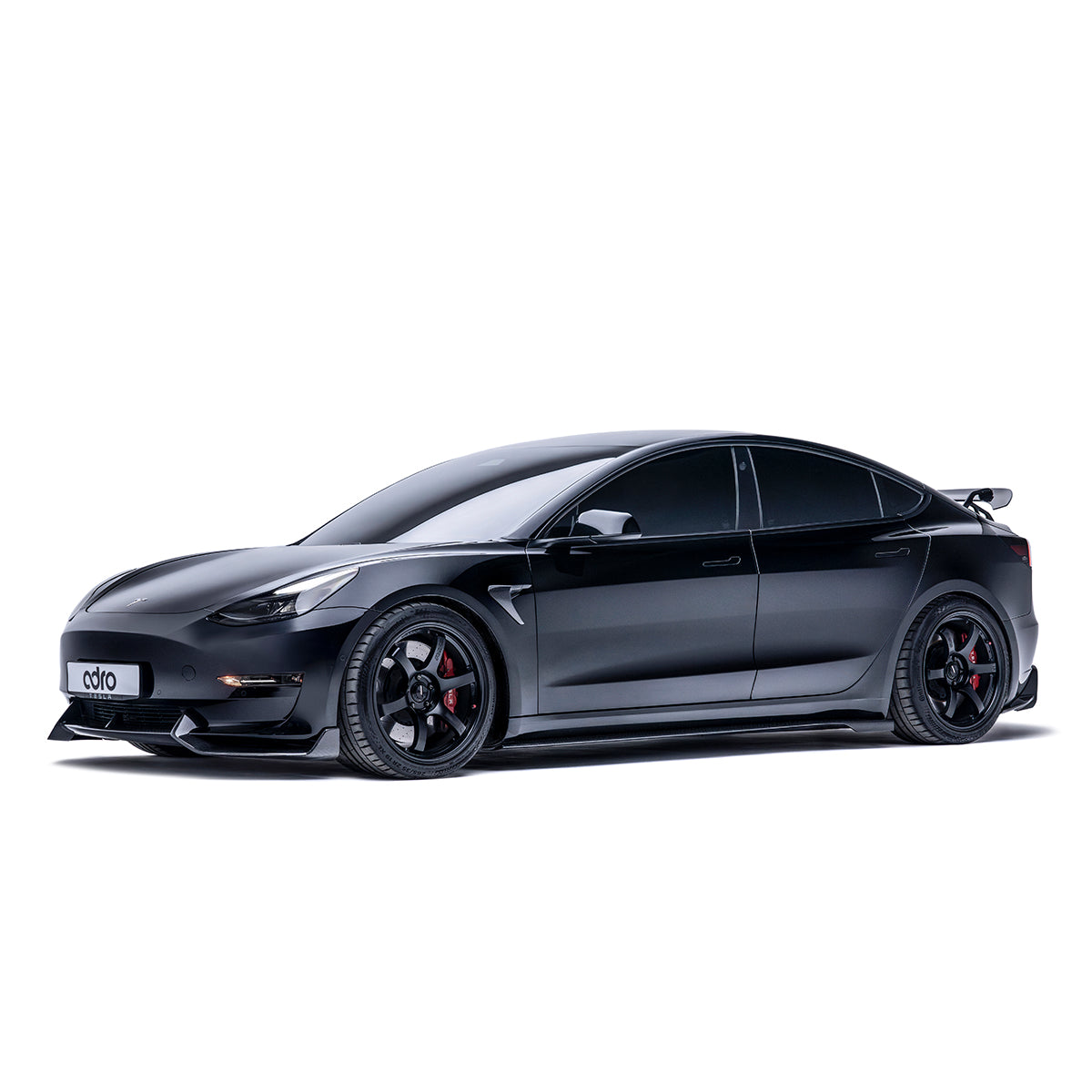ADRO Tesla Model 3 Carbon Fiber Front Lip V2 (2017-2023)