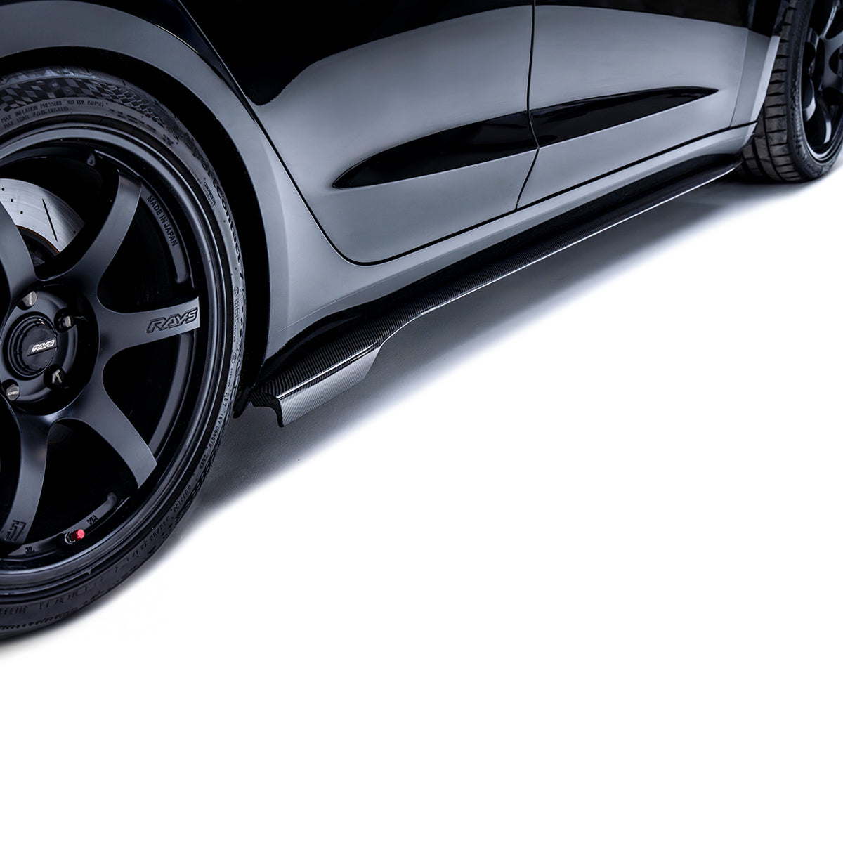 ADRO Tesla Model 3 Carbon Fiber Side Skirts V2 (2017-2023)