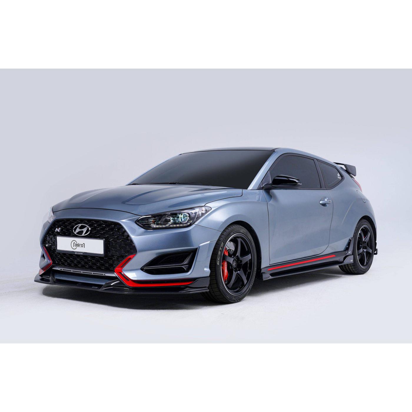 ADRO Hyundai Veloster N Carbon Fiber Side Skirts V2 (2019-2022)