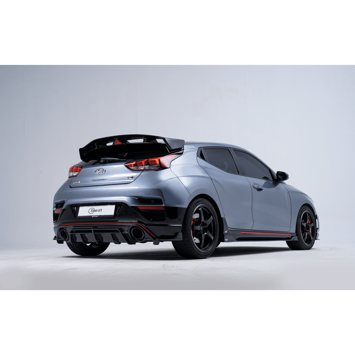 ADRO Hyundai Veloster N Carbon Fiber Side Skirts V2 (2019-2022)