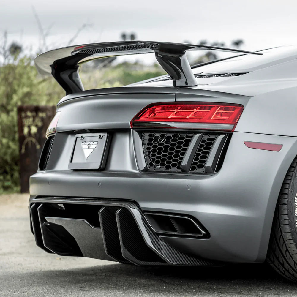 Vorsteiner Carbon Fiber V-Style Rear Diffuser - 2017-2019 Audi R8