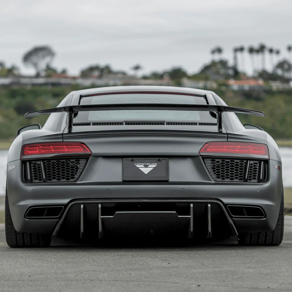 Vorsteiner Carbon Fiber V-Style Rear Diffuser - 2017-2019 Audi R8