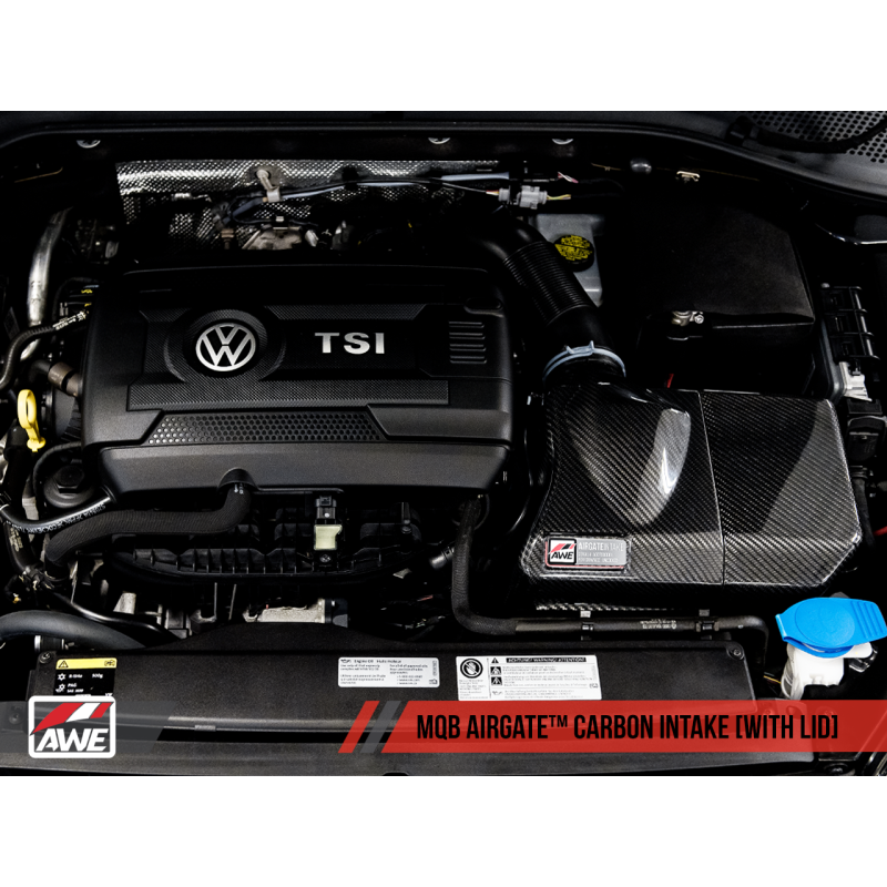 AWE Tuning Audi / Volkswagen MQB 1.8T/2.0T/Golf R Carbon Fiber AirGate Intake w/ Lid