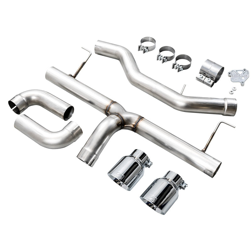 AWE Tuning Track Axle Back Exhaust w/ Chrome Silver Tips - 19-23 BMW 330i / 21-23 BMW 430i Base G2X