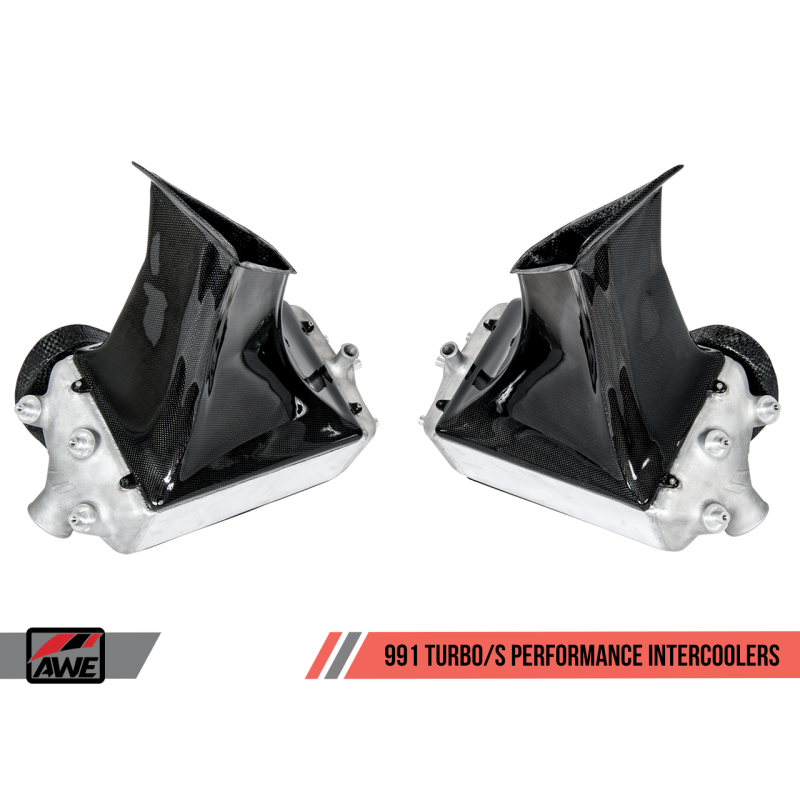 AWE Tuning Porsche 991 (991.2) Turbo/Turbo S Performance Intercooler Kit