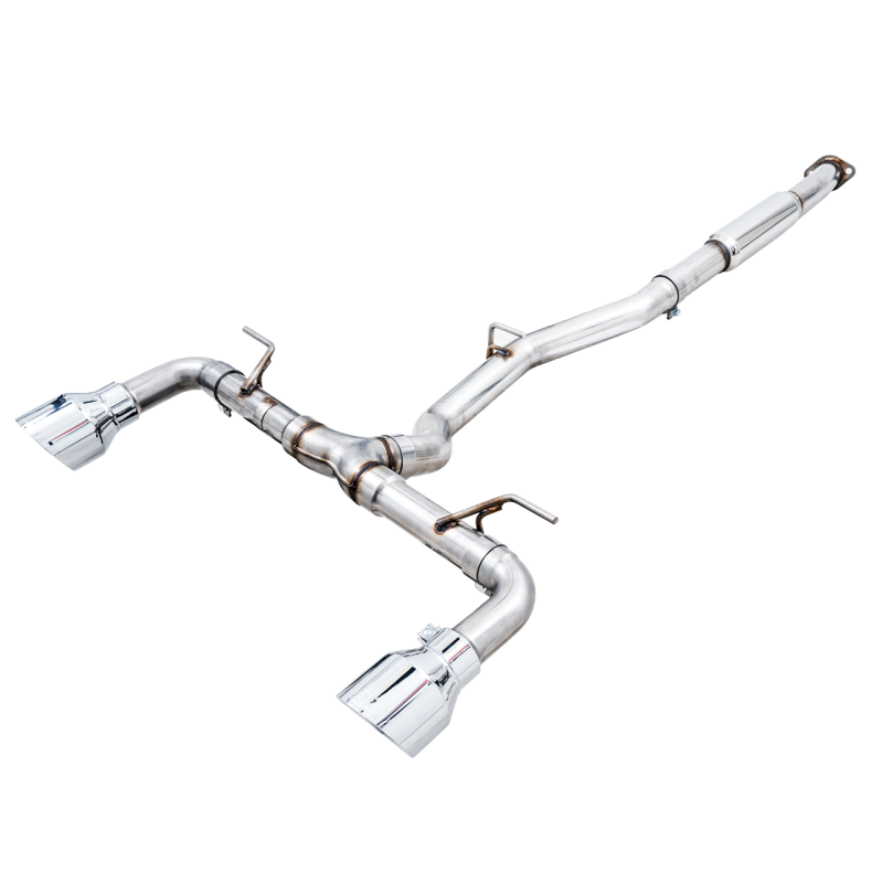 AWE Tuning Track Edition Cat-Back Exhaust w/ Chrome Silver Tips - Subaru BRZ/ Toyota GR86/ Toyota 86