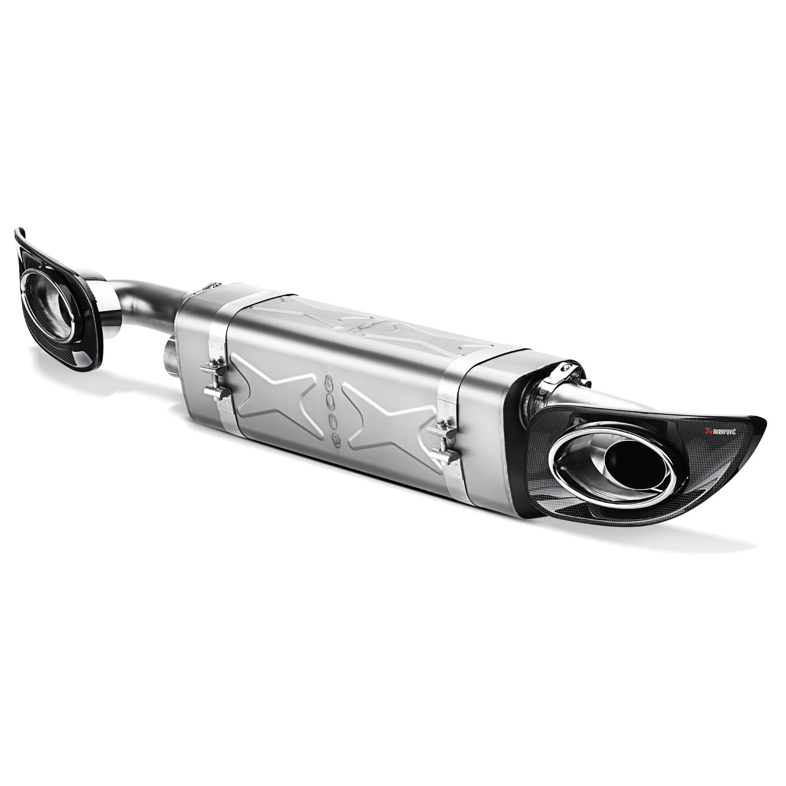 Akrapovič Slip-On Line Exhaust (Titanium) w/Titanium Tips - 2010-2013 Porsche 911 Turbo/Turbo S (997 FL) - T1 Motorsports
