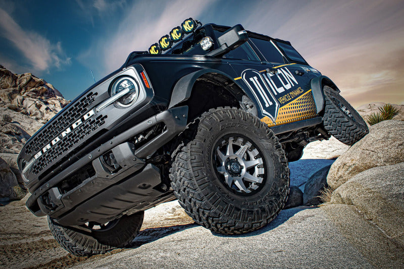 ICON 21-23 Bronco Sasquatch 2-3in List Stage 3 Suspension System - Billet (Heavy Rate)