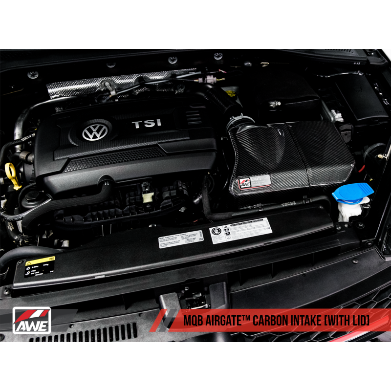 AWE Tuning Audi / Volkswagen MQB 1.8T/2.0T/Golf R Carbon Fiber AirGate Intake w/ Lid