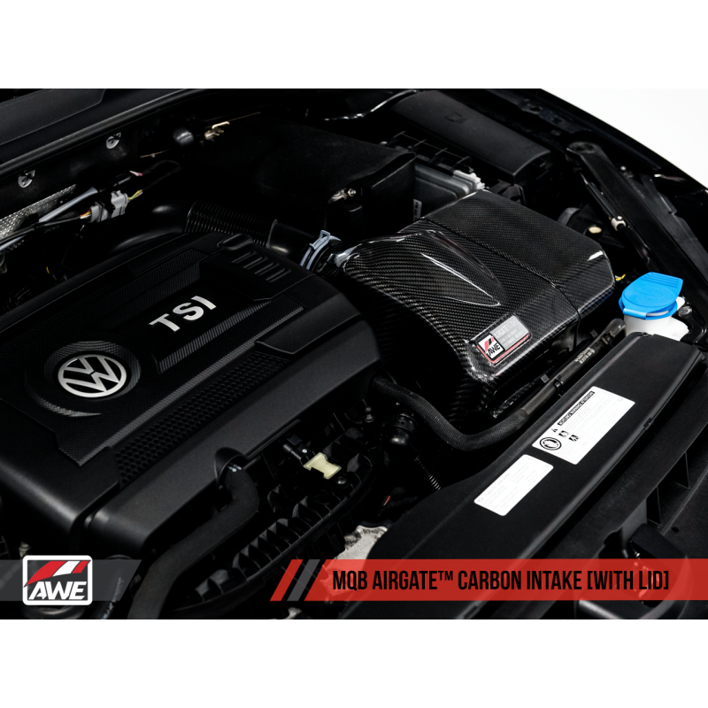 AWE Tuning Audi / Volkswagen MQB 1.8T/2.0T/Golf R Carbon Fiber AirGate Intake w/ Lid