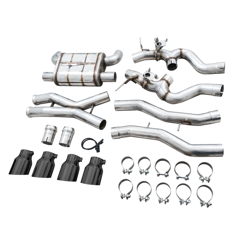 AWE Tuning SwitchPath Catback Exhaust w/ Diamond Black Tips - 2021+ BMW G8X M3/M4