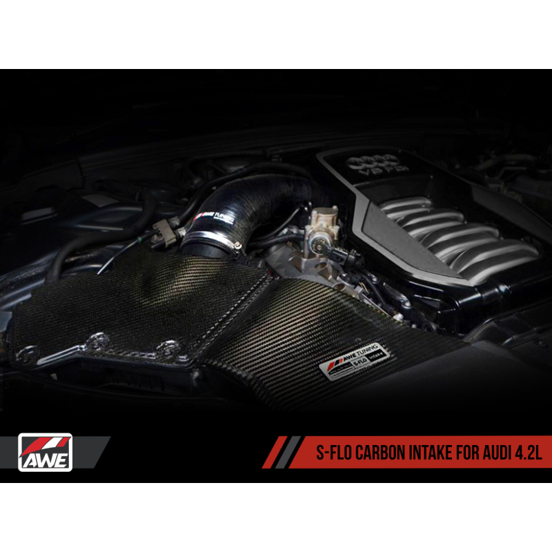 AWE Tuning S-FLO Carbon Intake - Audi B8 S5 4.2L