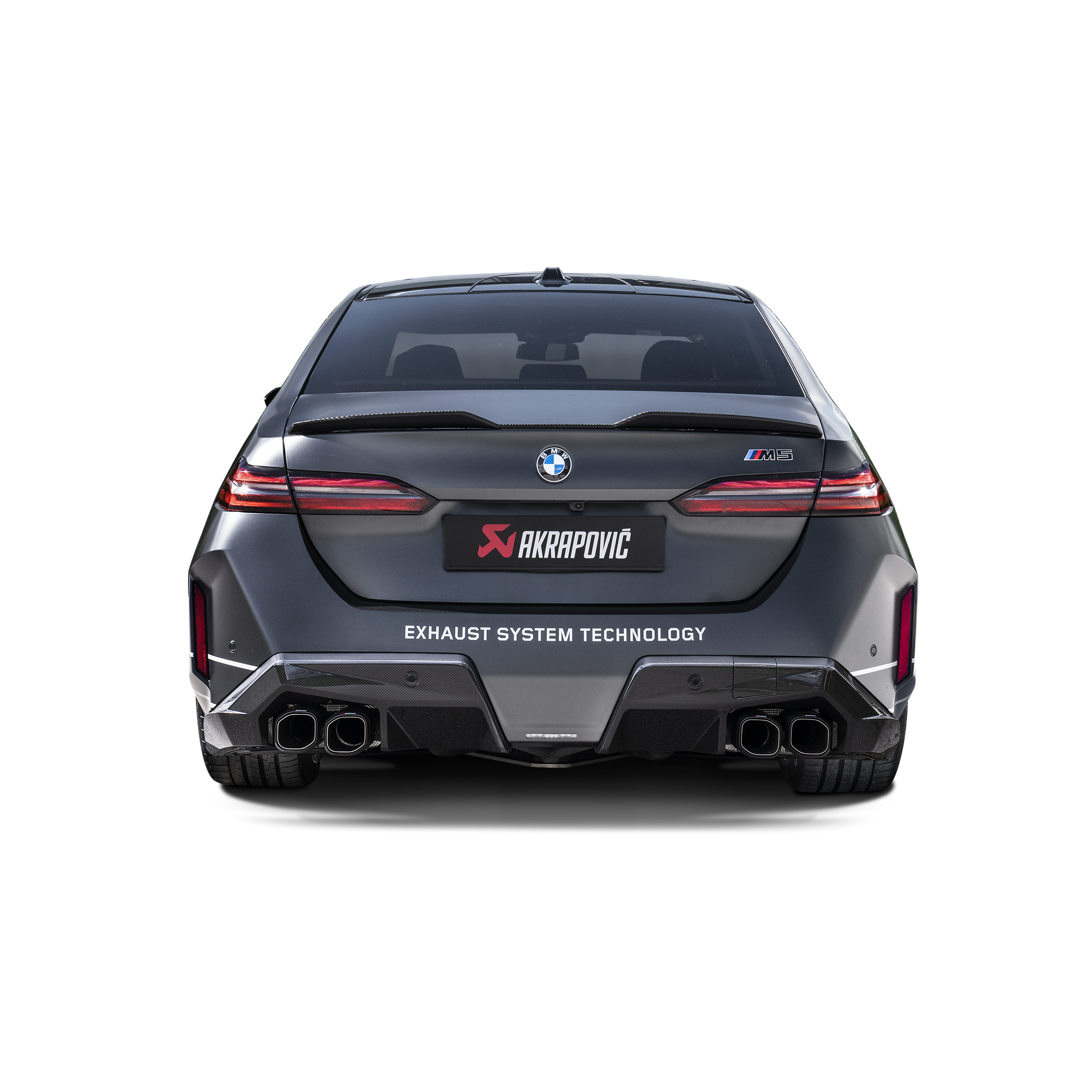Akrapovič High Gloss Rear Carbon Fiber Diffuser - 2024+ BMW M5/M5 Touring (G90/G99) - T1 Motorsports