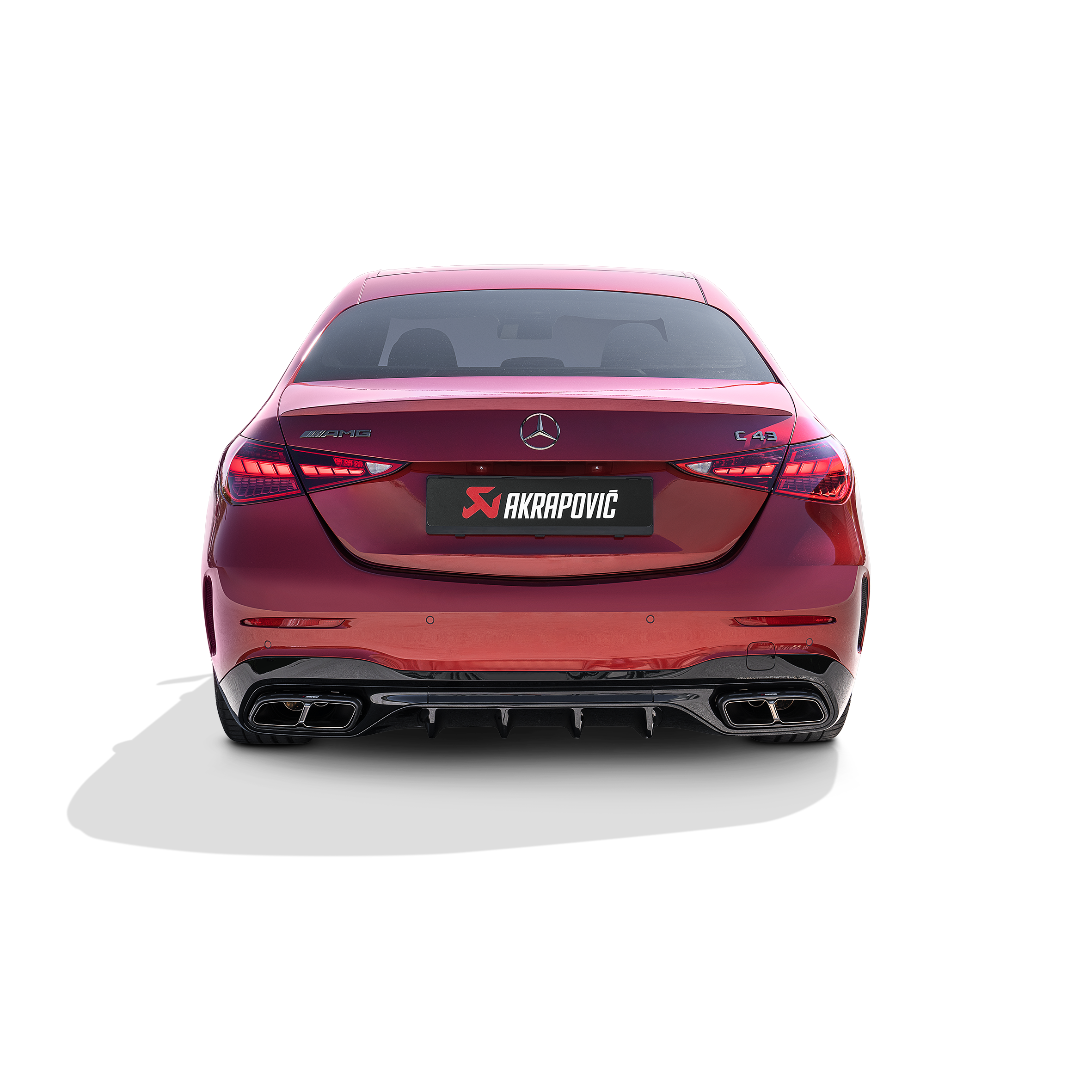 Akrapovič Slip-On Line Exhaust (Titanium) - 2025+ Mercedes-Benz C63S E Performance AMG (W206) - T1 Motorsports