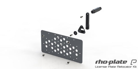 Rho-Plate V2 License Plate Relocator - Volkswagen Golf Sportwagen (MK7/7.5) / Golf Alltrack (MK7.5) - 2016-2019