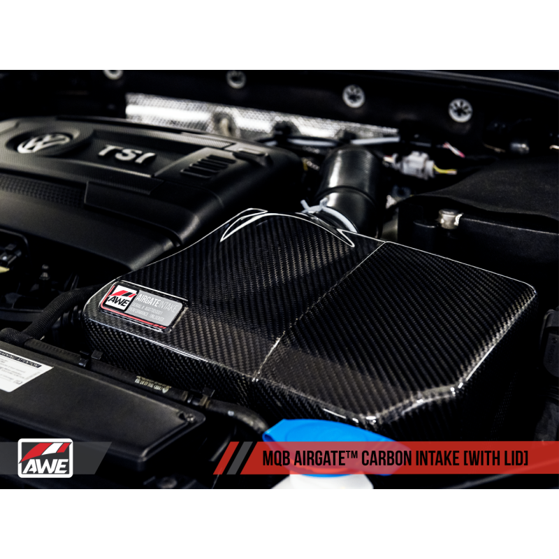 AWE Tuning Audi / Volkswagen MQB 1.8T/2.0T/Golf R Carbon Fiber AirGate Intake w/ Lid