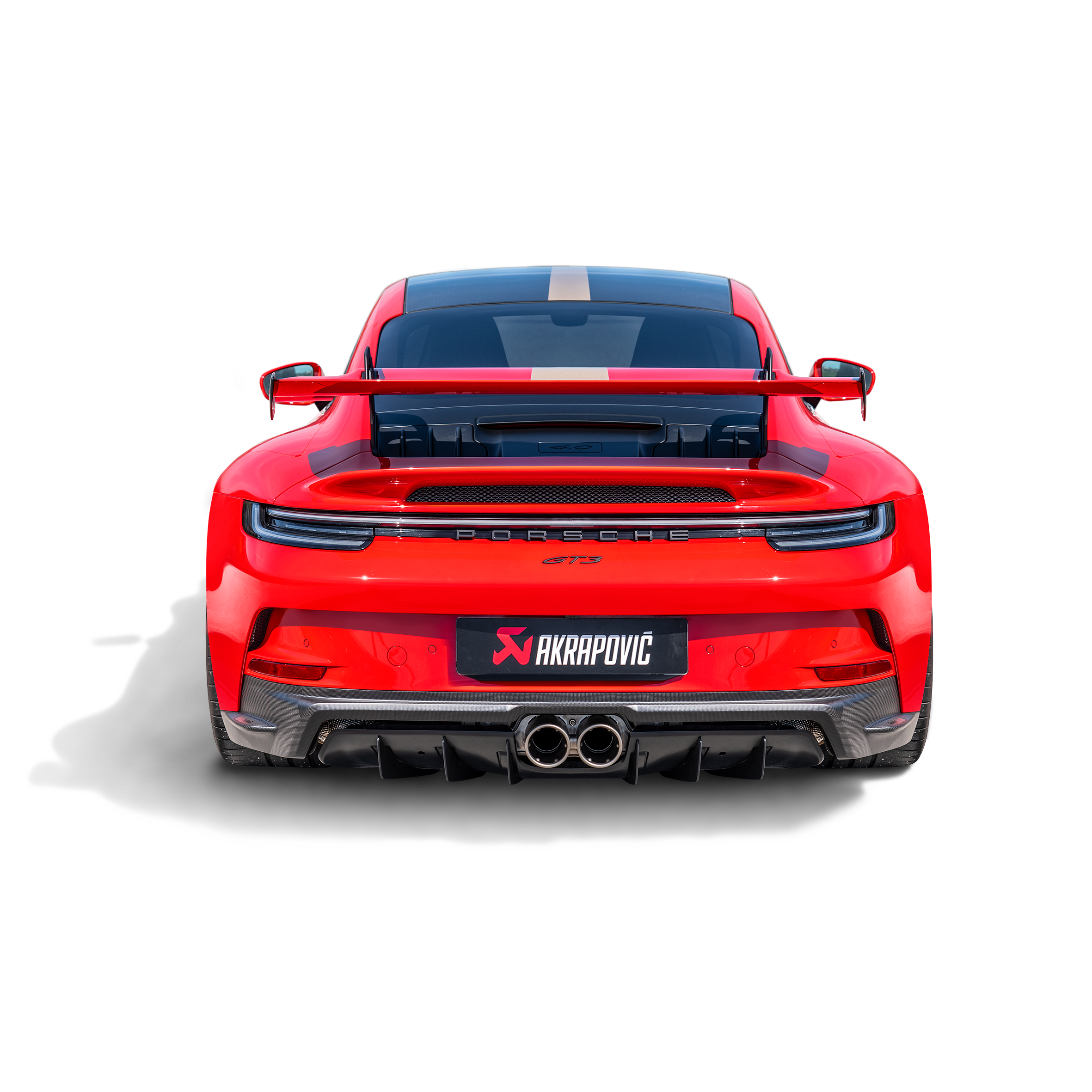 Akrapovič Matte Rear Carbon Fiber Diffuser - 2022-2024 Porsche 911 GT3 (992) - T1 Motorsports