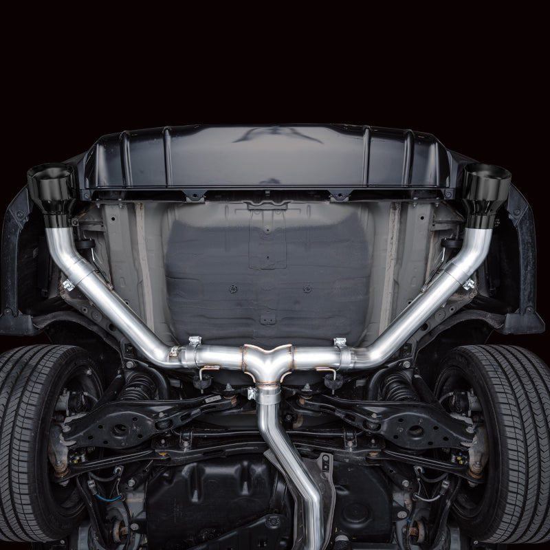 AWE Tuning 2022+ Honda Civic Si FE1 FWD Track Edition Catback Exhaust - Dual Diamond Black Tips