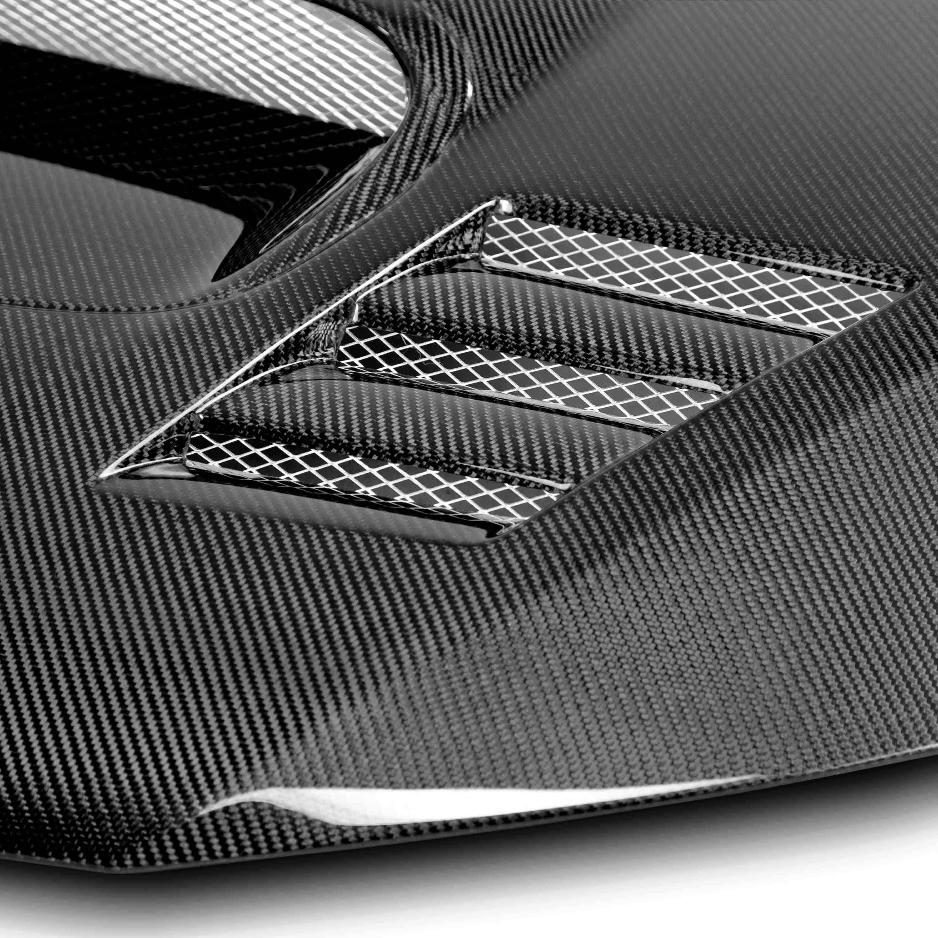 Seibon CWII-Style Carbon Fiber Hood - 2008-2014 Subaru WRX/STI