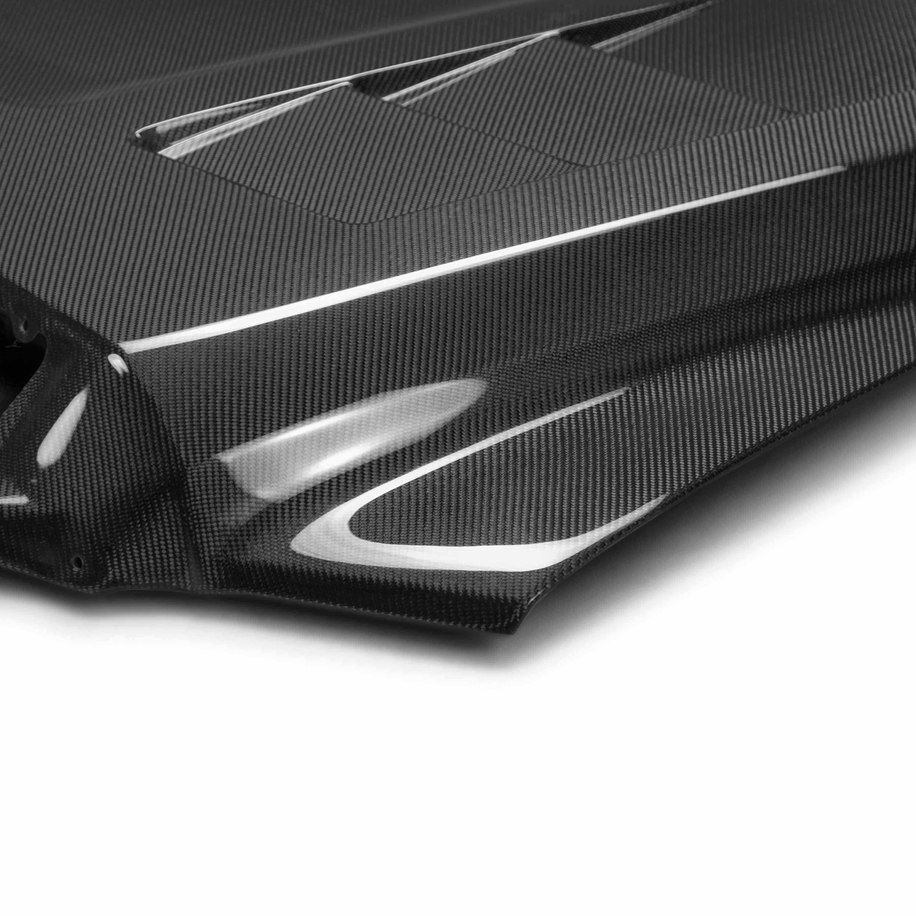 Seibon TS-Style Carbon Fiber Hood - 2014-2021 Toyota Tundra