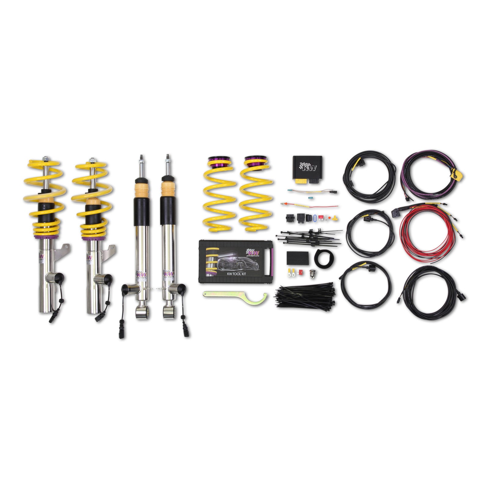 KW DDC ECU Coilover Kit - Audi A3 8V 2WD 1.8T