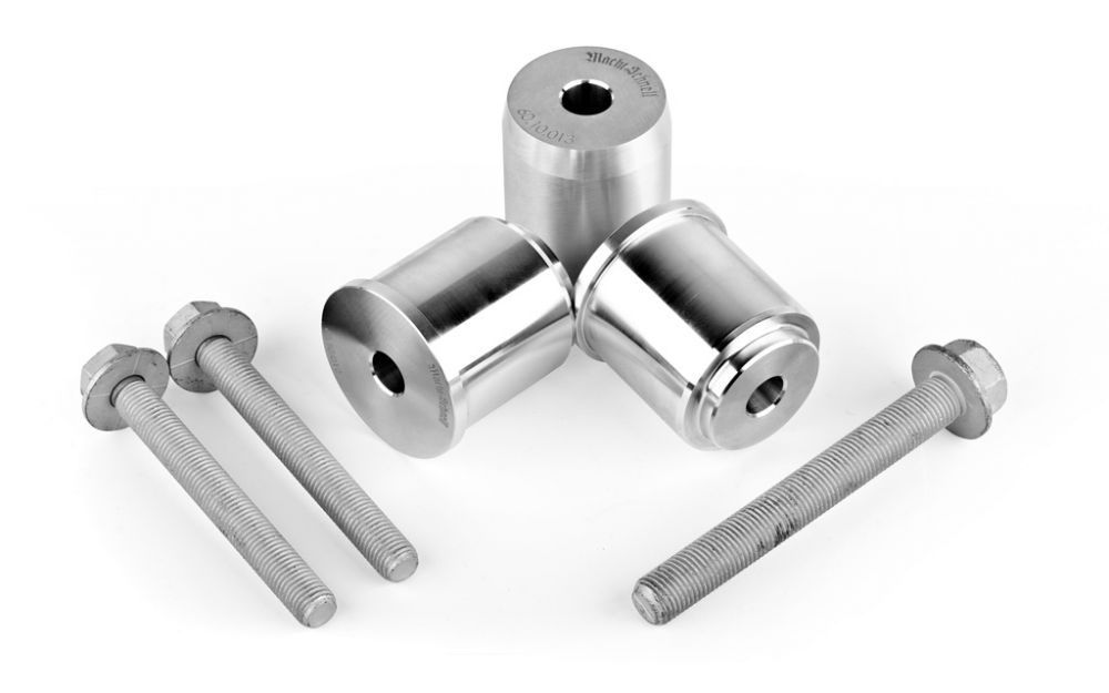 Macht Schnell - Solid Aluminum Differential Bushing Kit - E82 1M & E9X M3 - T1 Motorsports