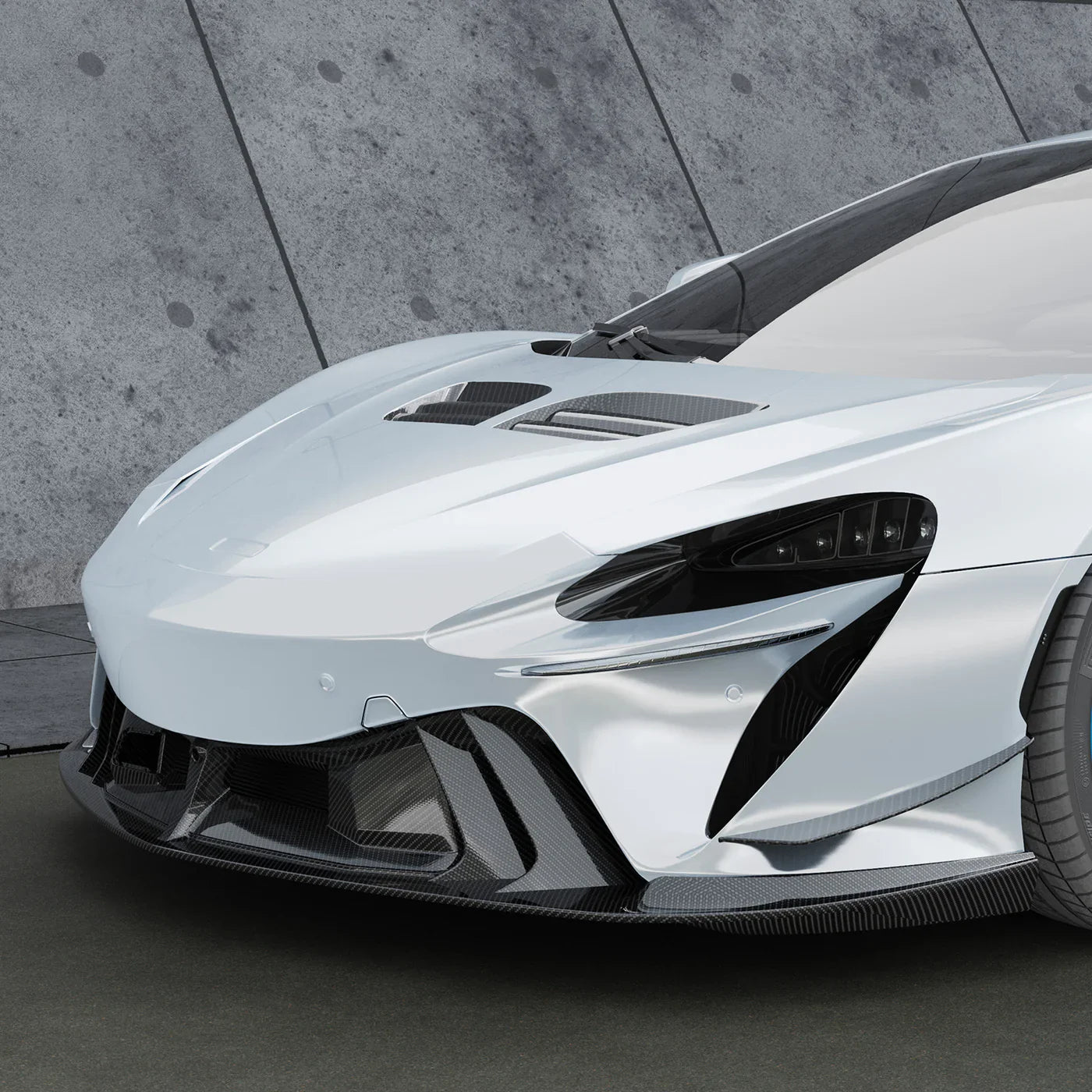 Vorsteiner GP63 Carbon Fiber Front Splitter - 2023+ McLaren Artura