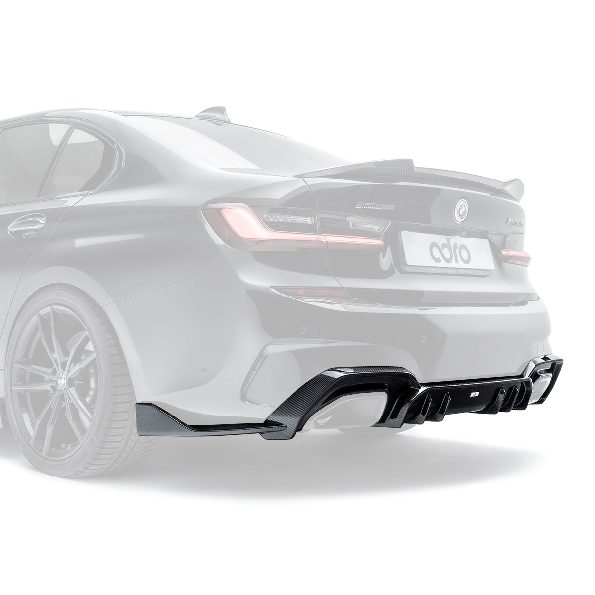 ADRO BMW G20 (Pre-LCI) M340i Carbon Fiber Rear Diffuser (2020-2022)