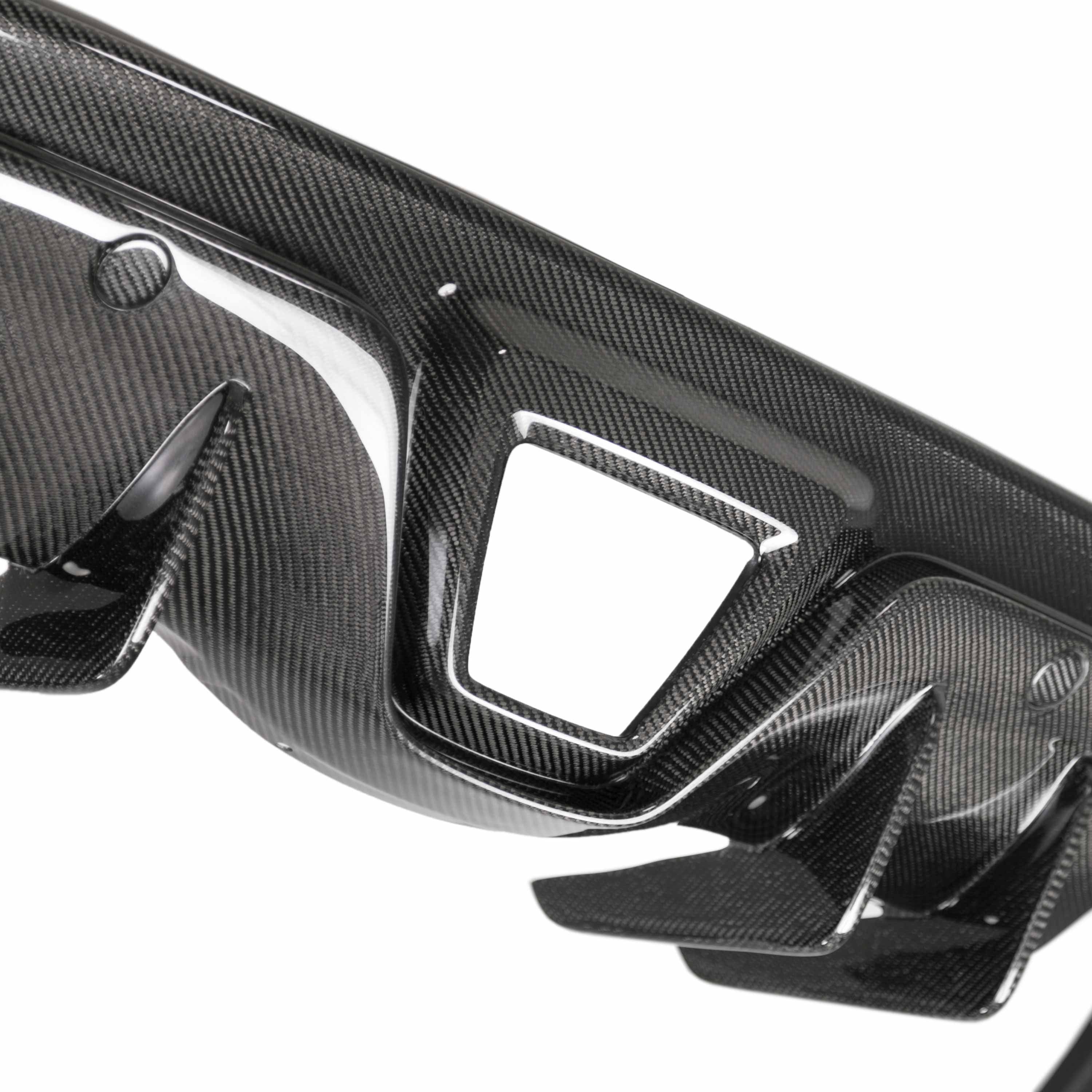 Seibon MB-Style Carbon Fiber Rear Diffuser - 2020-2024 Toyota GR Supra