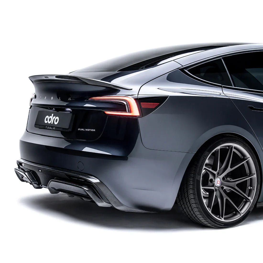 ADRO Tesla Model 3 Highland Carbon Fiber Rear Diffuser