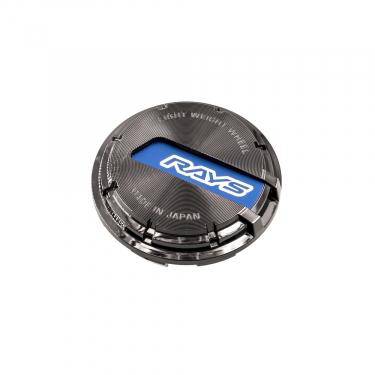 Gramlights Standard GL Center Cap BK-Chrome/BL - T1 Motorsports