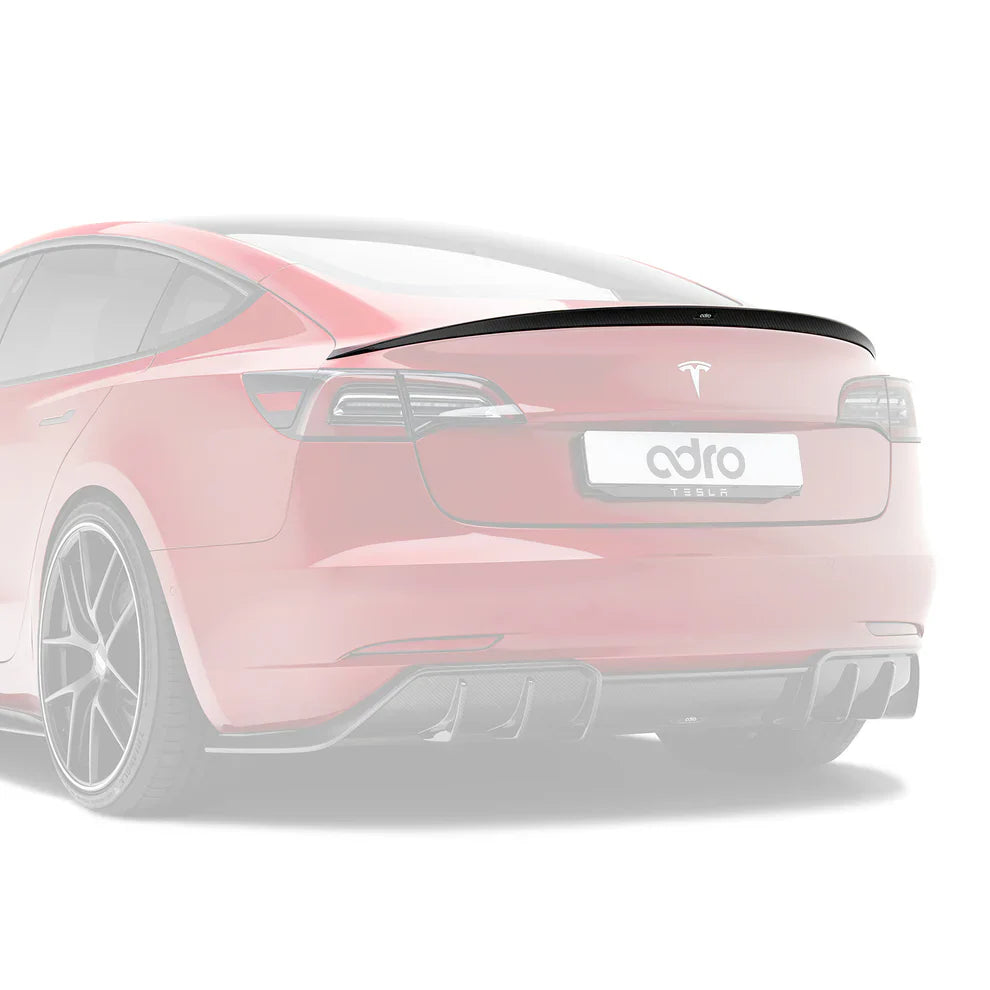 ADRO Tesla Model 3 Carbon Fiber Spoiler (2017-2023)