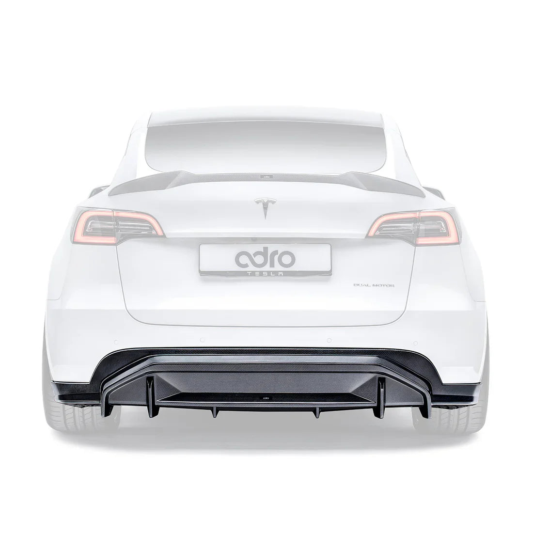 ADRO Tesla Model Y Carbon Fiber Rear Diffuser V2