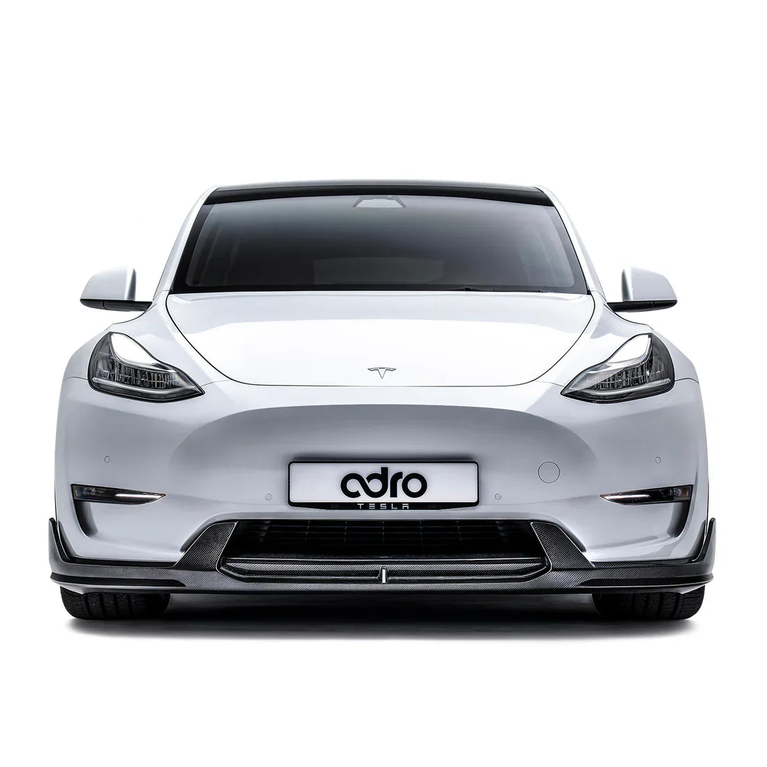 ADRO Tesla Model Y Carbon Fiber Front Lip V2