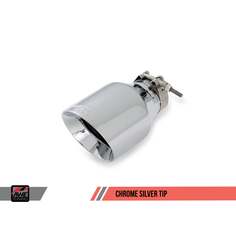 AWE Tuning Mk6 GLI 2.0T - Mk6 Jetta 1.8T Touring Edition Exhaust - Polished Silver Tips