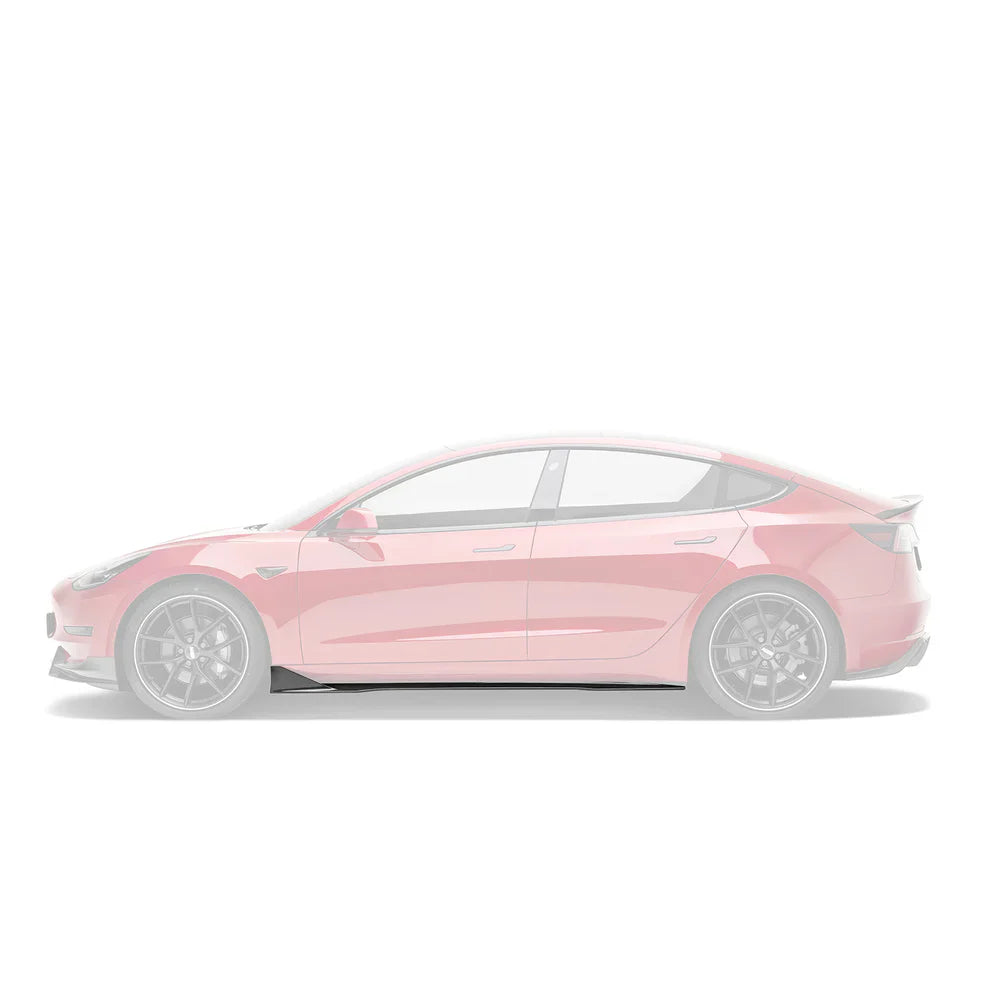 ADRO Tesla Model 3 Carbon Fiber Side Skirts (2017-2023)