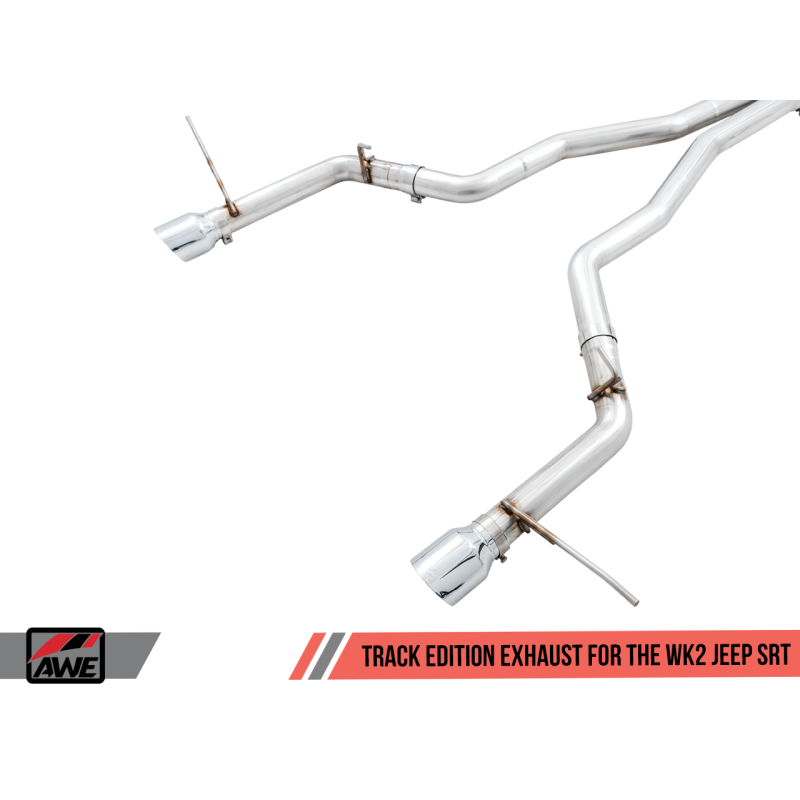 AWE Tuning 2020 Jeep Grand Cherokee SRT Track Edition Exhaust - Chrome Silver Tips