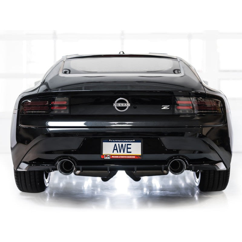AWE Tuning Track Edition Catback Exhaust System w/ Chrome Silver Tips - 2023+ Nissan Z