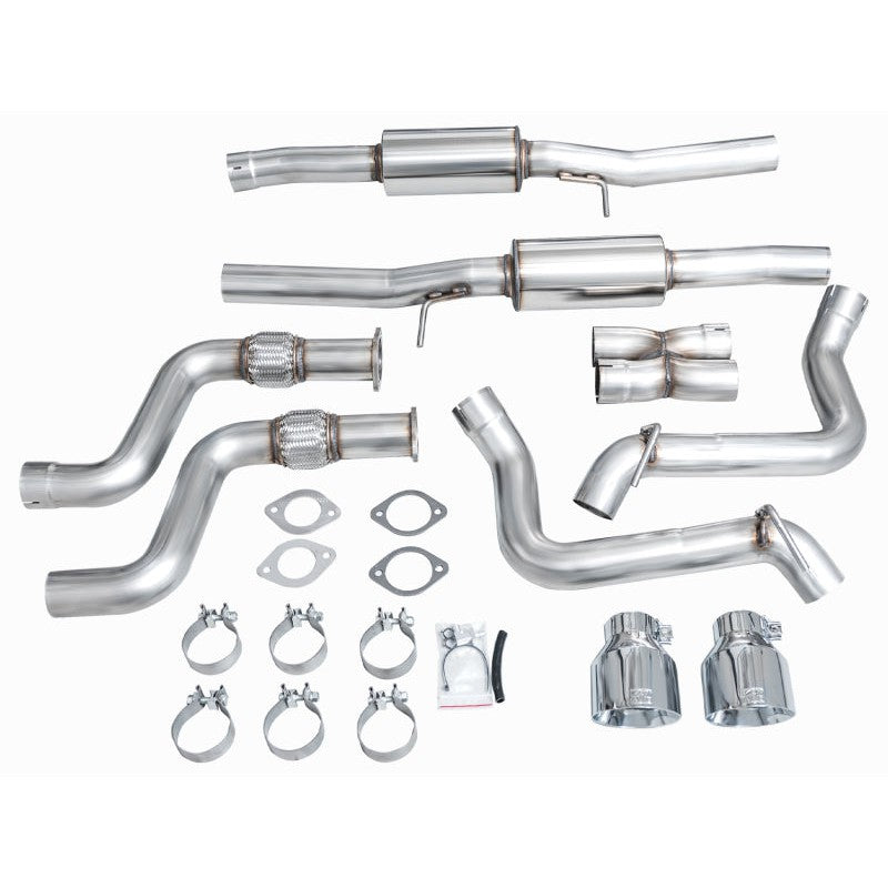 AWE Tuning Track Edition Catback Exhaust System w/ Chrome Silver Tips - 2023+ Nissan Z