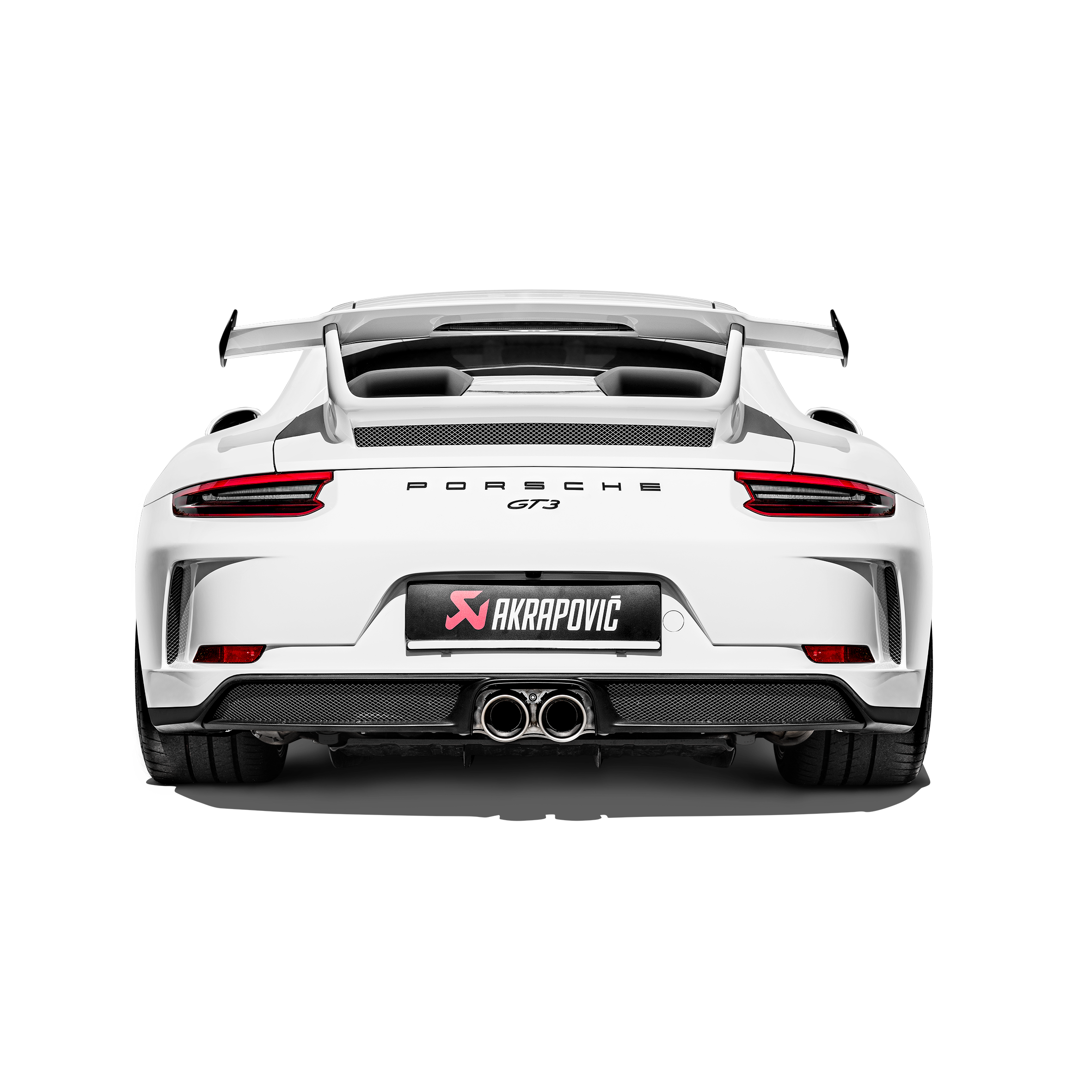 Akrapovič Slip-On Race Line Exhaust (Titanium) w/Tips & Carbon Fiber Diffuser - 2018-2019 Porsche 911 GT3 (991.2) - T1 Motorsports